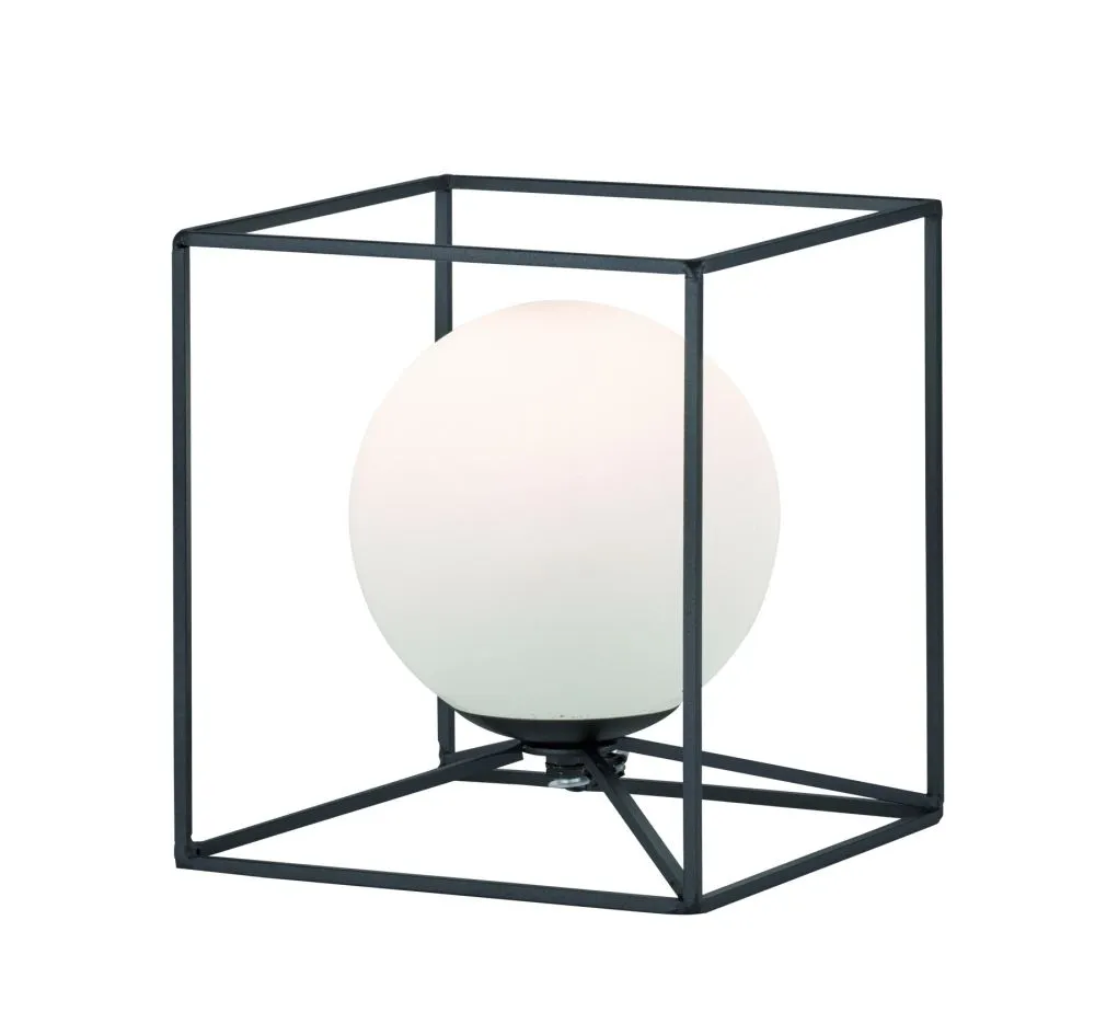 Trio GABBIA Éjjeli lámpa E14 40W fekete