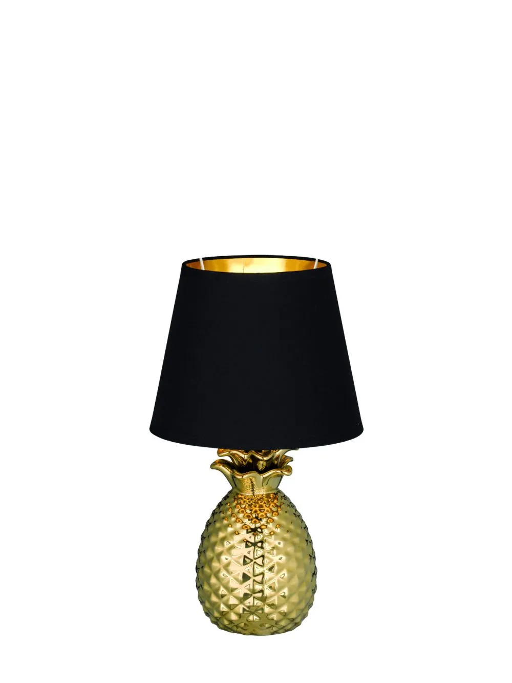 Trio PINEAPPLE Éjjeli lámpa E14 40W arany