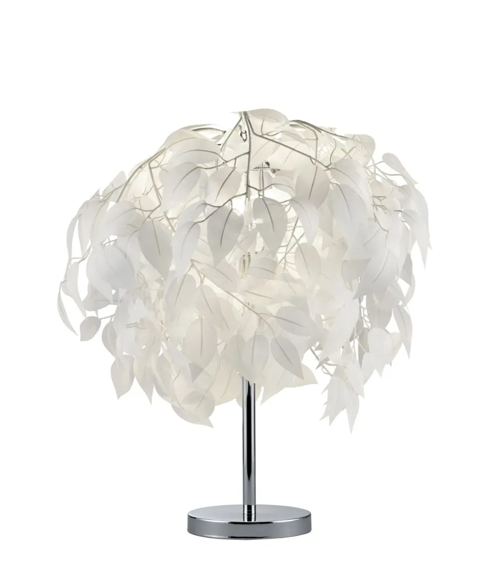 Trio LEAVY Éjjeli lámpa E27 28W króm