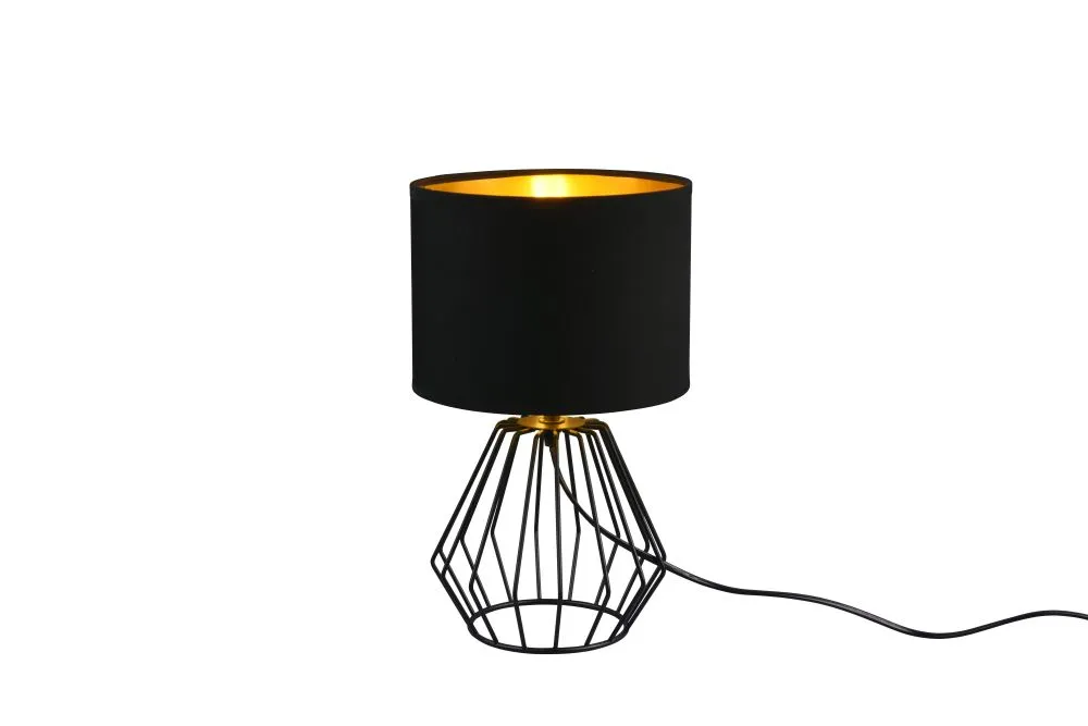 Trio Chuck Éjjeli lámpa  E14 40W fekete