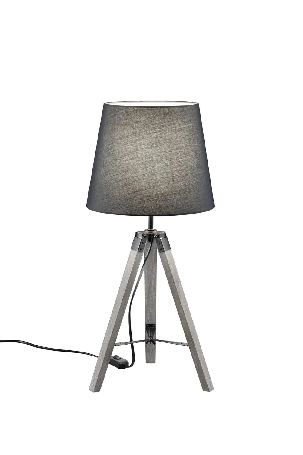 Trio TRIPOD Éjjeli lámpa E27 40W szürke