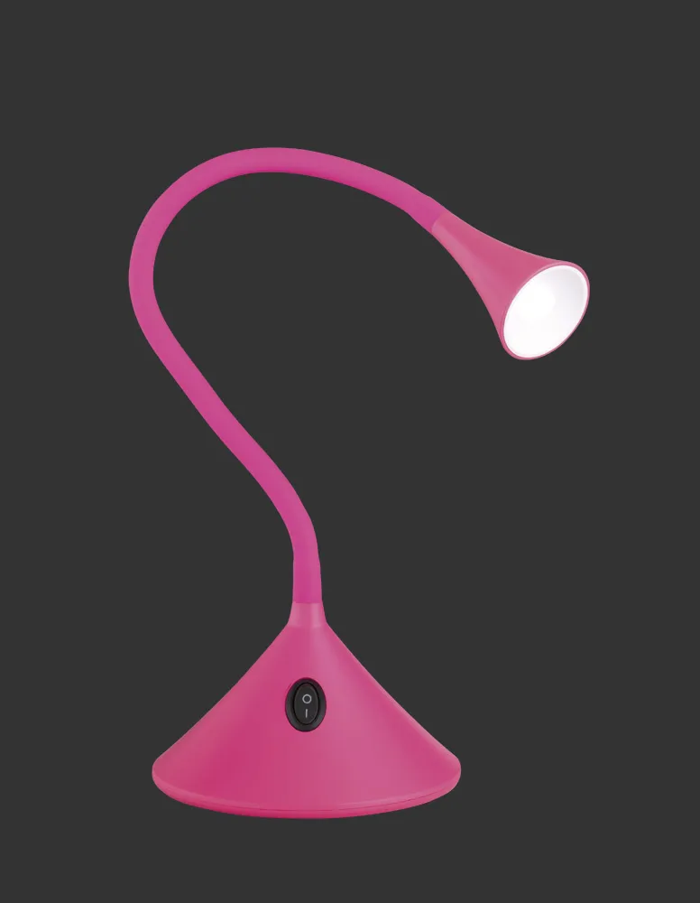 Trio VIPER Íróasztali lámpa LED 3W rózsaszín