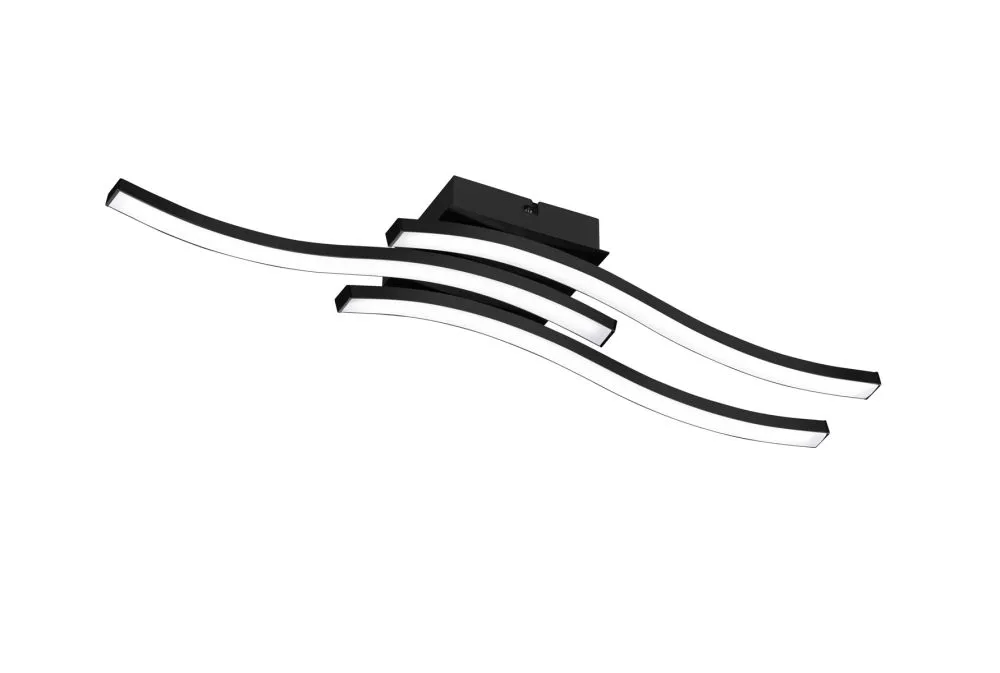 Trio ROUTE Mennyezeti lámpa matt fekete