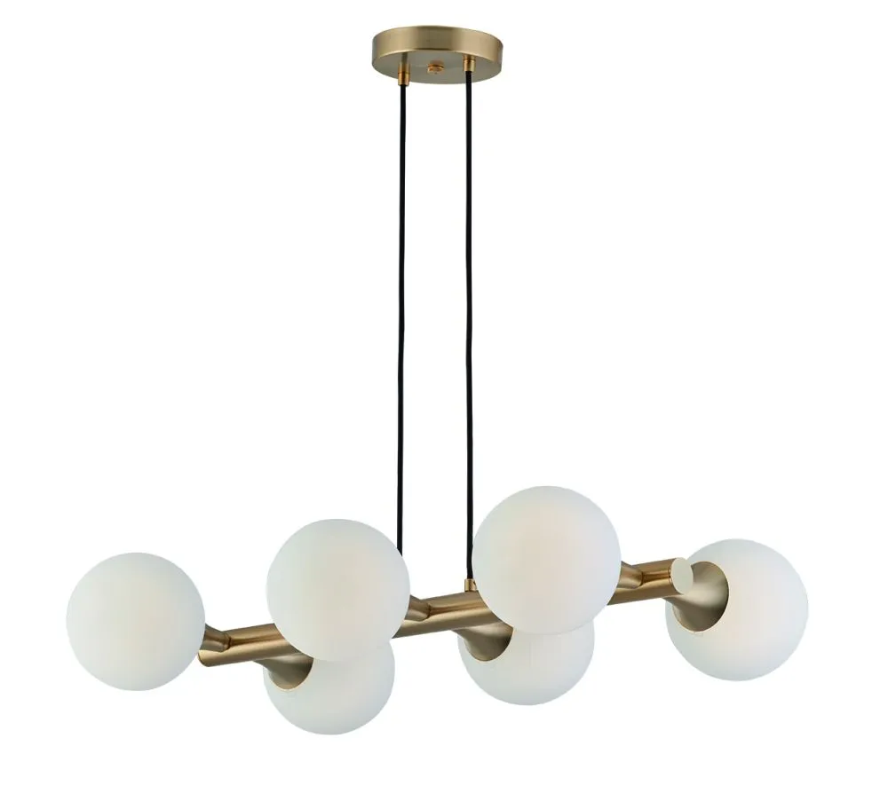 Viokef GLOBE Függeszték E14 6x7W arany