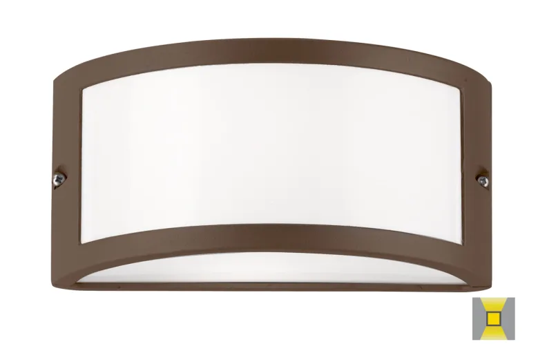 Viokef LIMNOS Kültéri fali lámpa E27, LED MAX20W barna