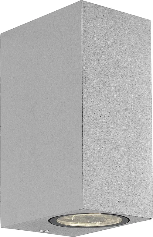 Viokef TILOS Kültéri fali lámpa GU10 2x35W szürke