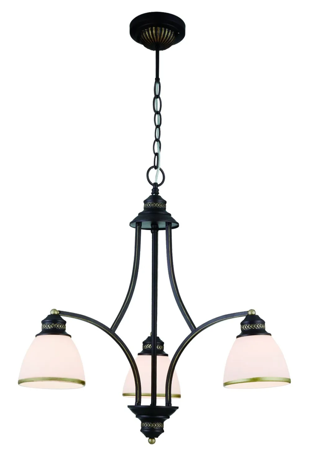 Viokef Clair Függeszték E27 3x60W barna