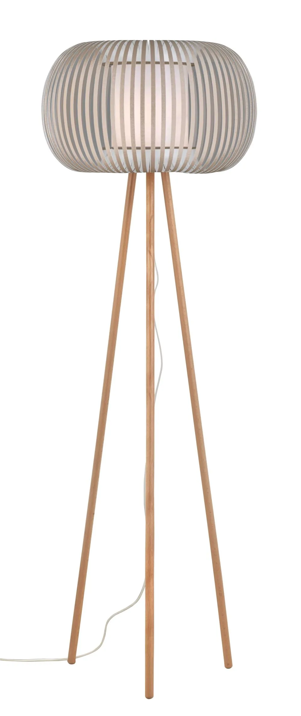 VIOKEF Iris Beltéri állólámpa E27 1x42W bézs, natúr