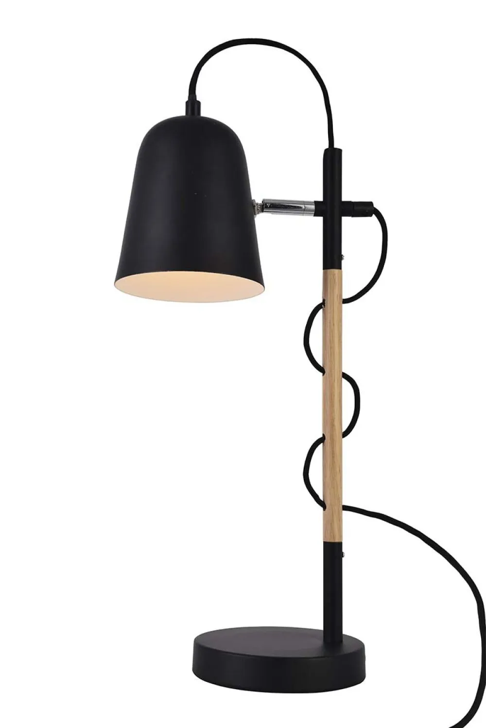 Viokef EDDIE Íróasztali lámpa E14 40W fekete