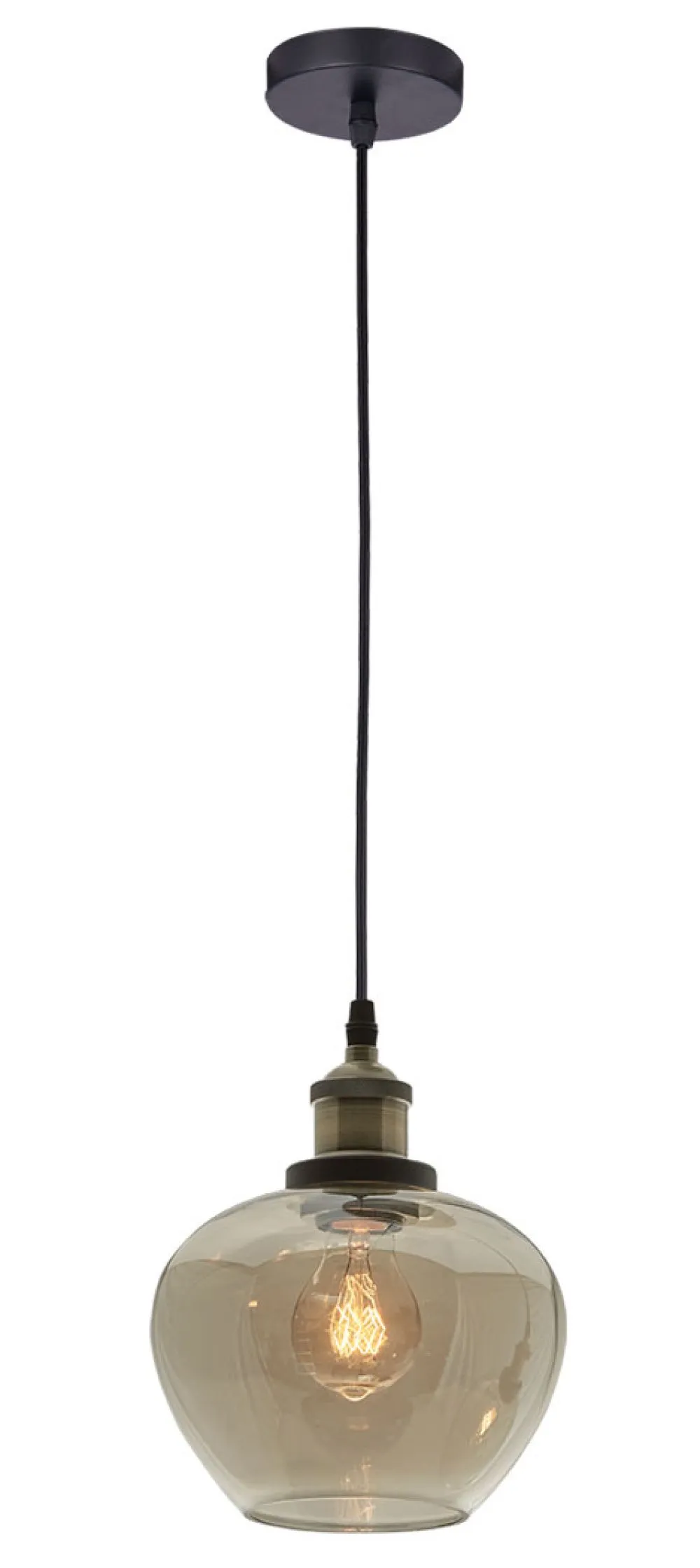 Viokef JONAS Függeszték E27 60W borostyán