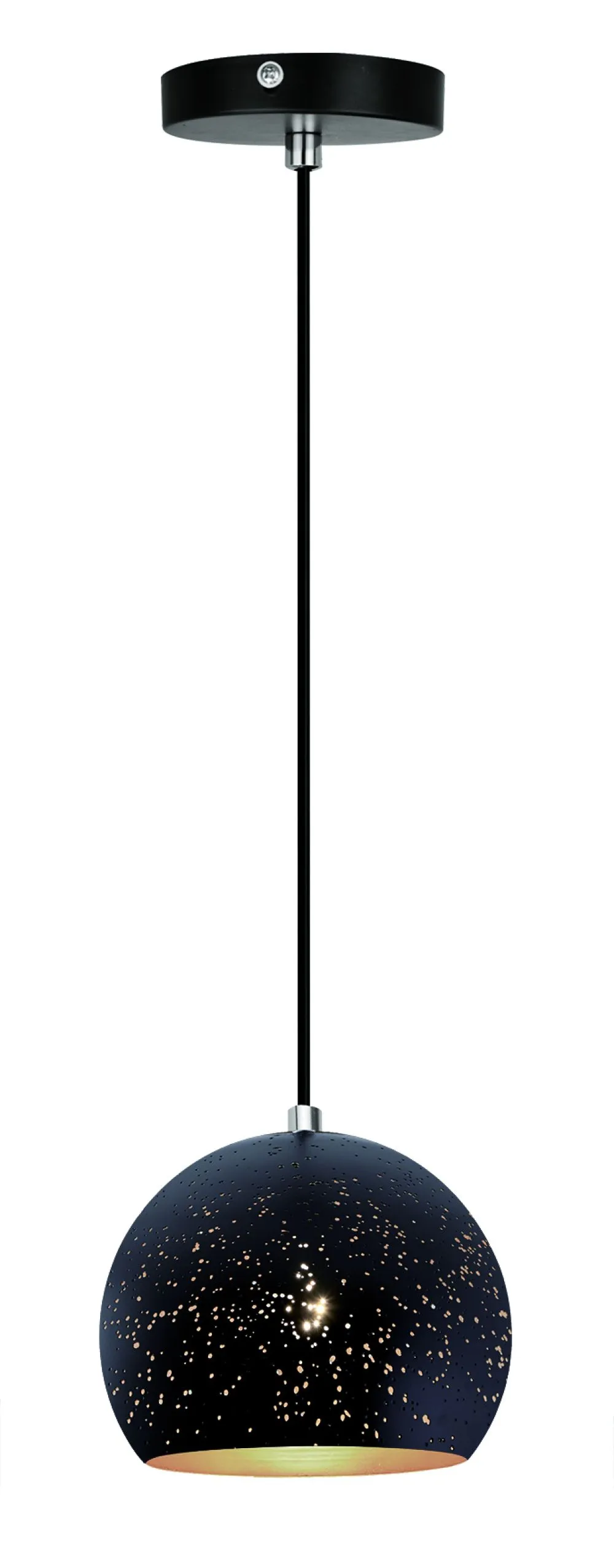 Viokef GALAXY Beltéri függeszték E27 70W fekete