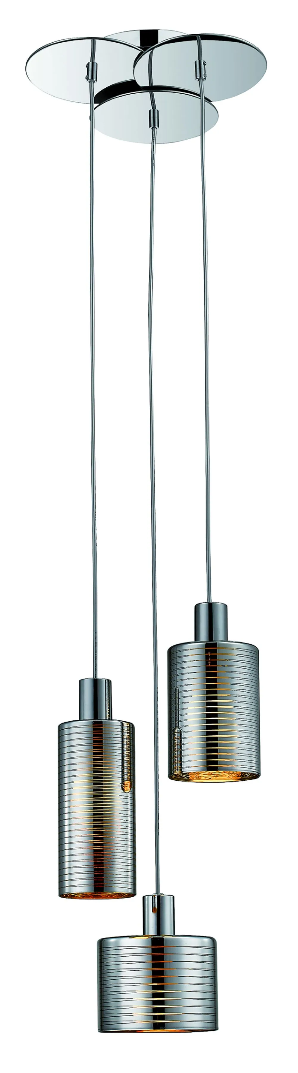 Viokef CHARLOTTE Beltéri függeszték E27 3x26W ezüst