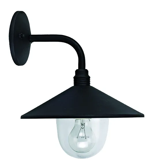 Viokef PILOS Kültéri fali lámpa E27 60W fekete