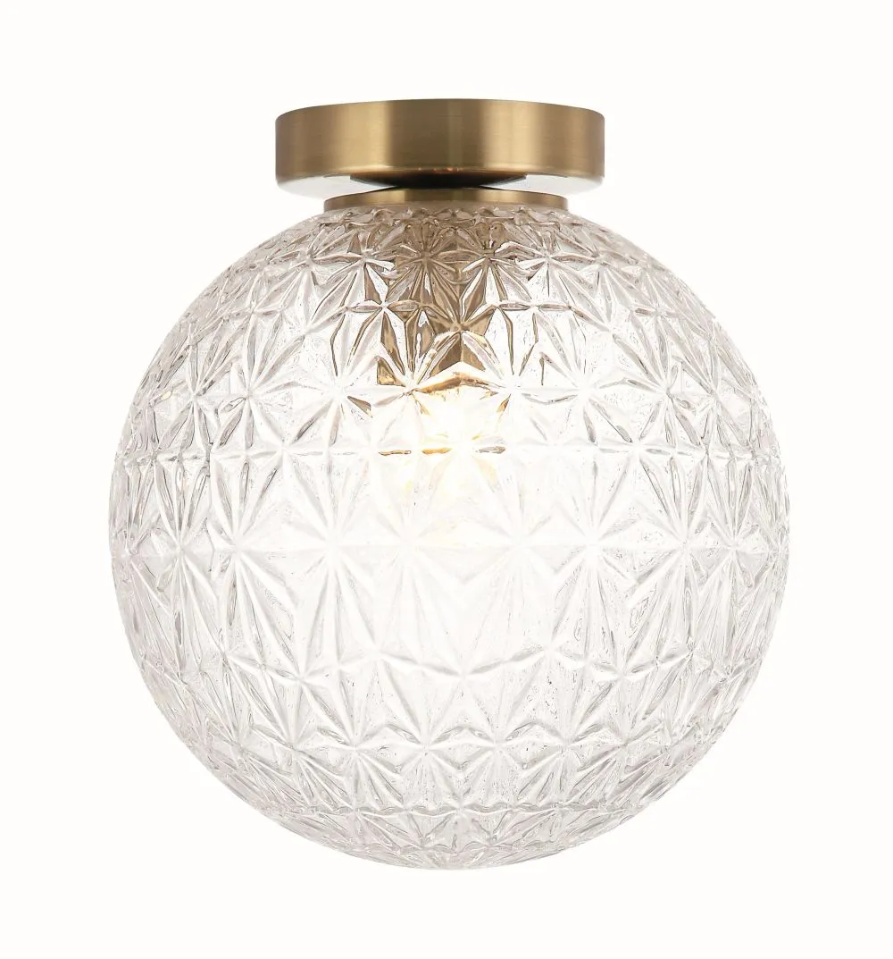 Viokef Aspa Beltéri mennyezeti lámpa E27 1x40W bronz/üveg...