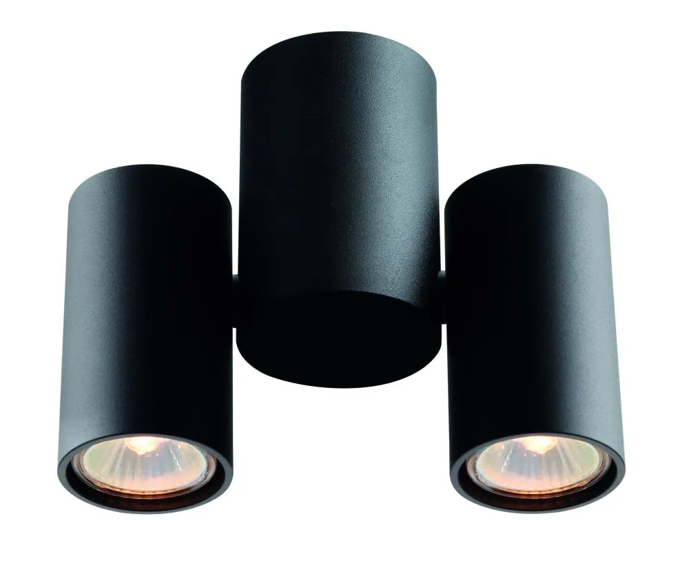 Viokef 2/Lights Spot Black Nobby