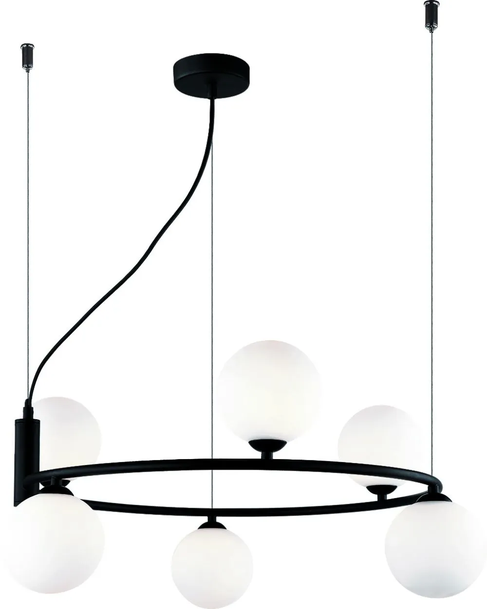 Viokef Fancy Beltéri függeszték G9 6x25W fekete, fehér