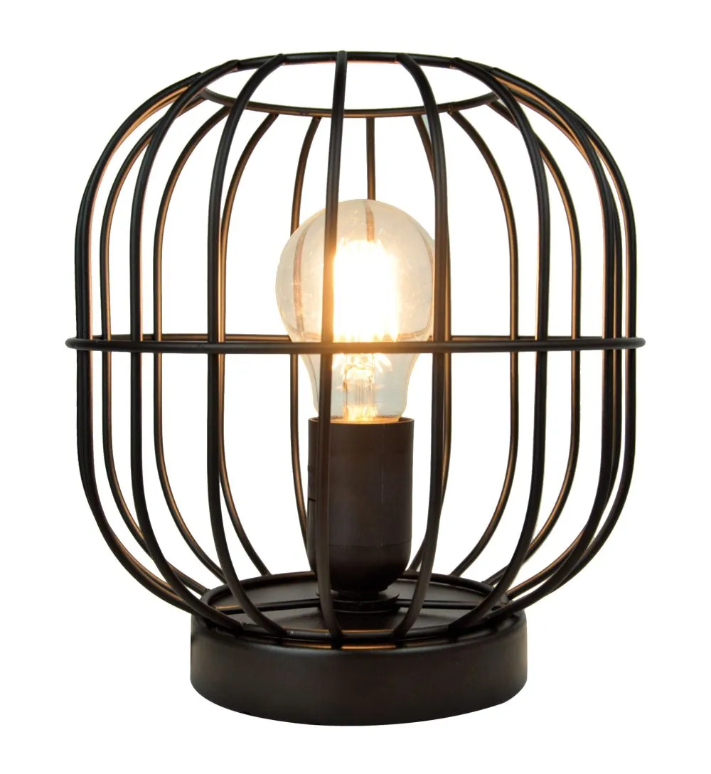 Viokef Zenith Éjjeli lámpa E27 60W fekete