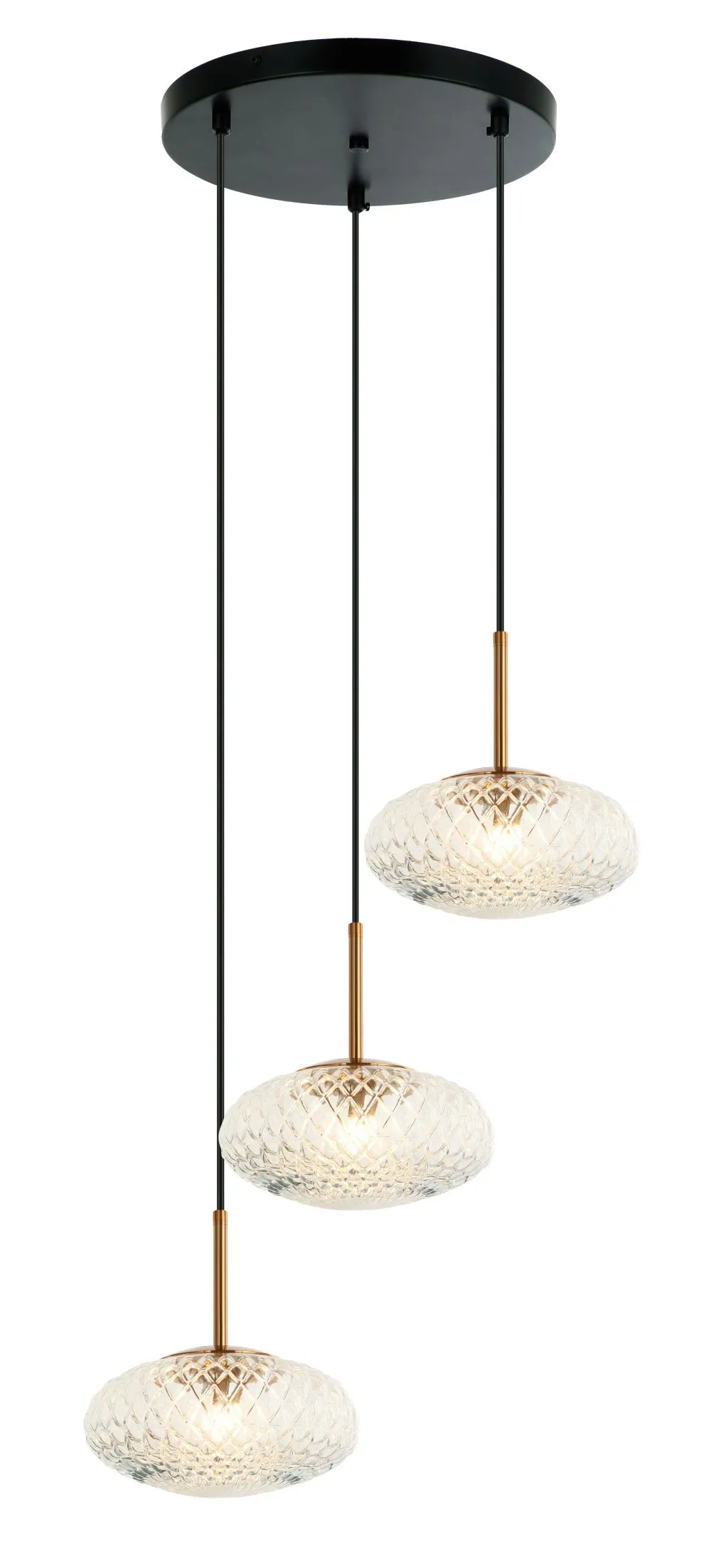 Viokef Ester Beltéri függeszték G9 3xMAX5W réz