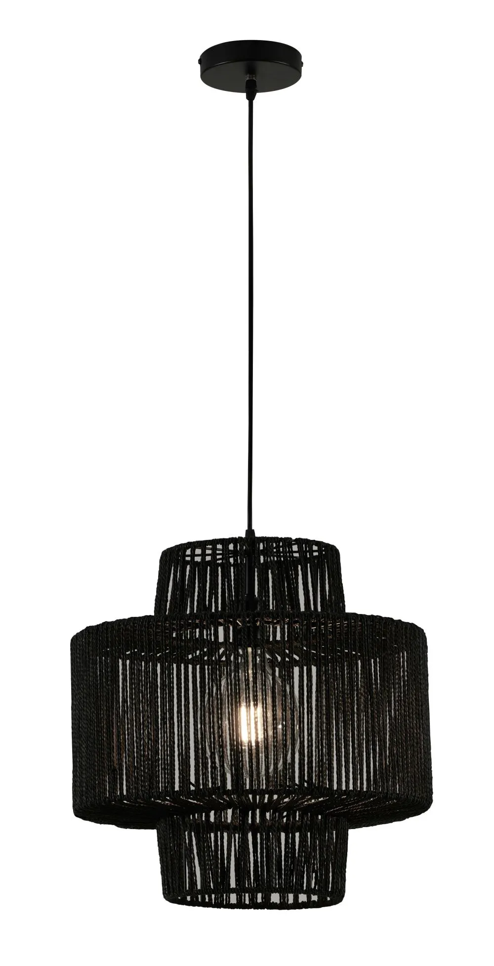 Viokef Kenya Függeszték E27 MAX40W fekete