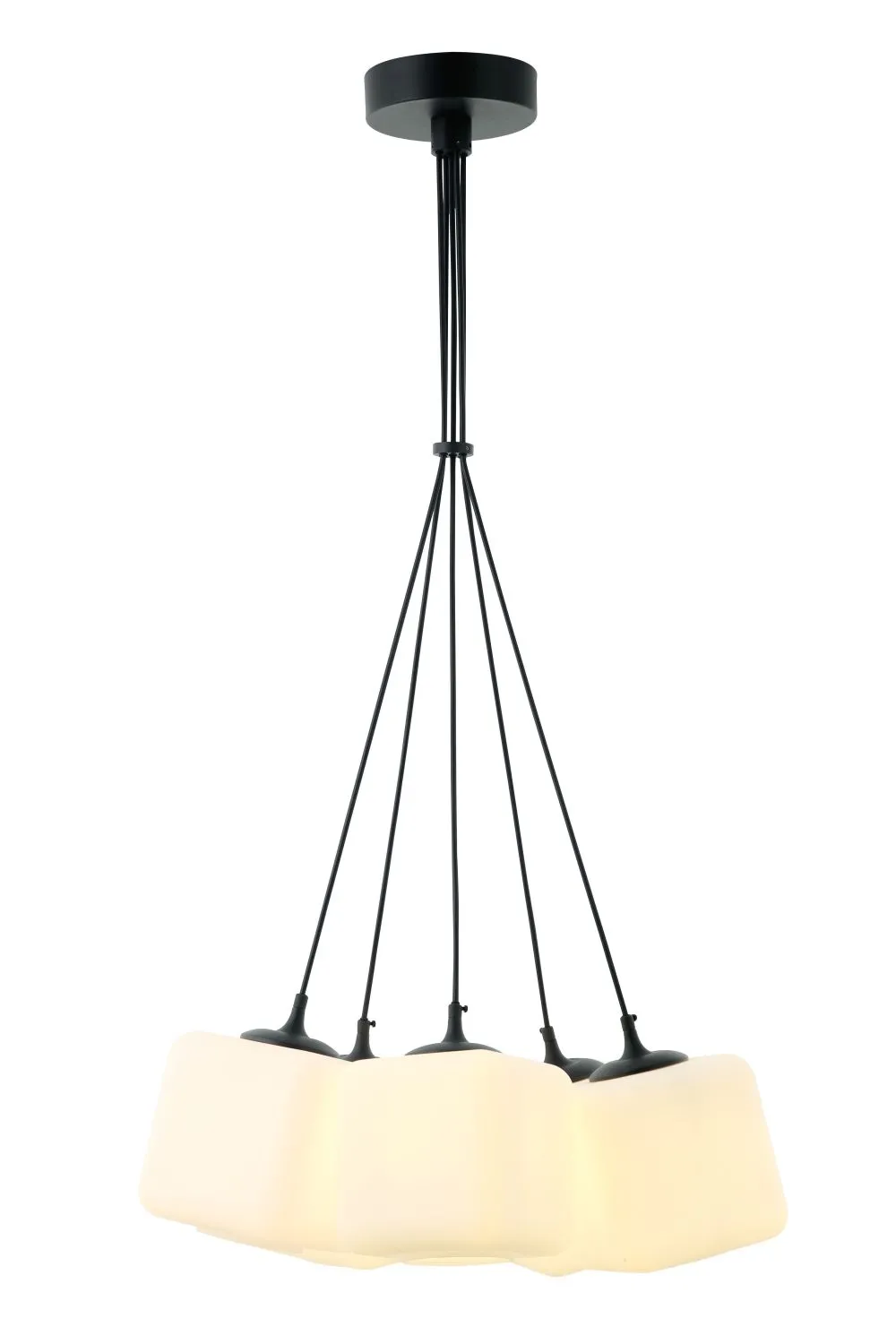 VIOKEF LILY Függeszték 5 x MAX 40W fekete