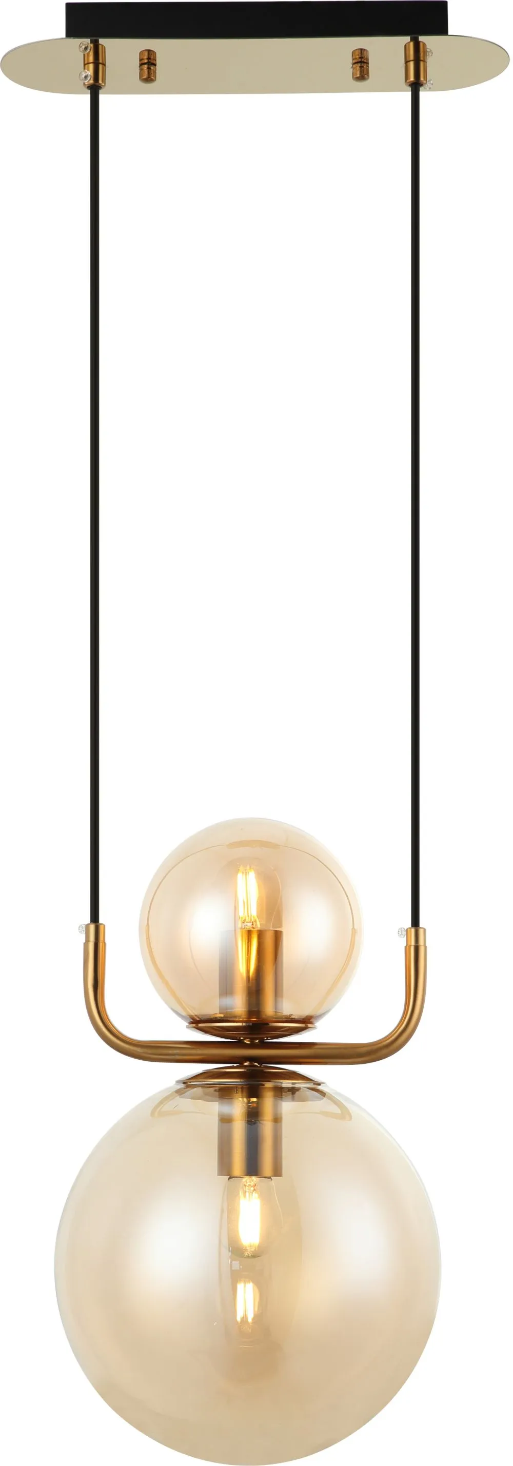 VIOKEF MIRA Beltéri függeszték E27 2 x MAX 40W arany