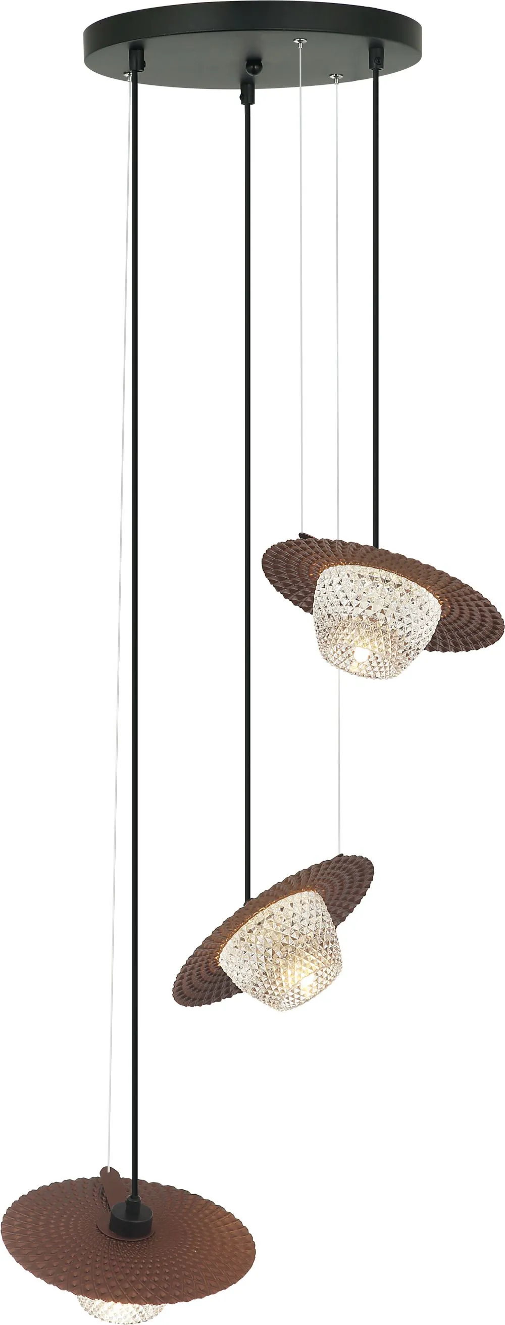 VIOKEF CARMEN Függeszték 3xMAX 25W fekete