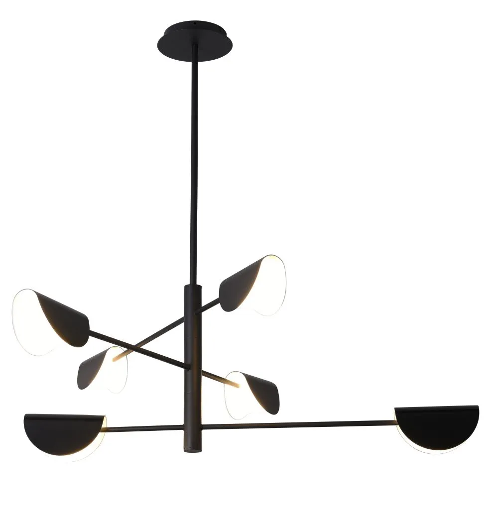 VIOKEF ADA Függeszték 6 x MAX 28W fekete