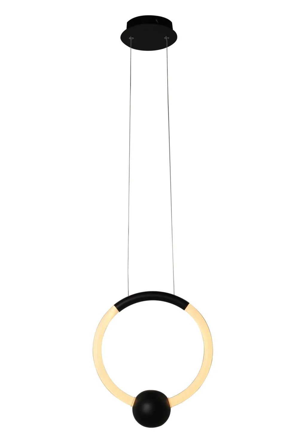 VIOKEF GIROTONDO Függeszték LED 10W meleg fehér 800lm feke...