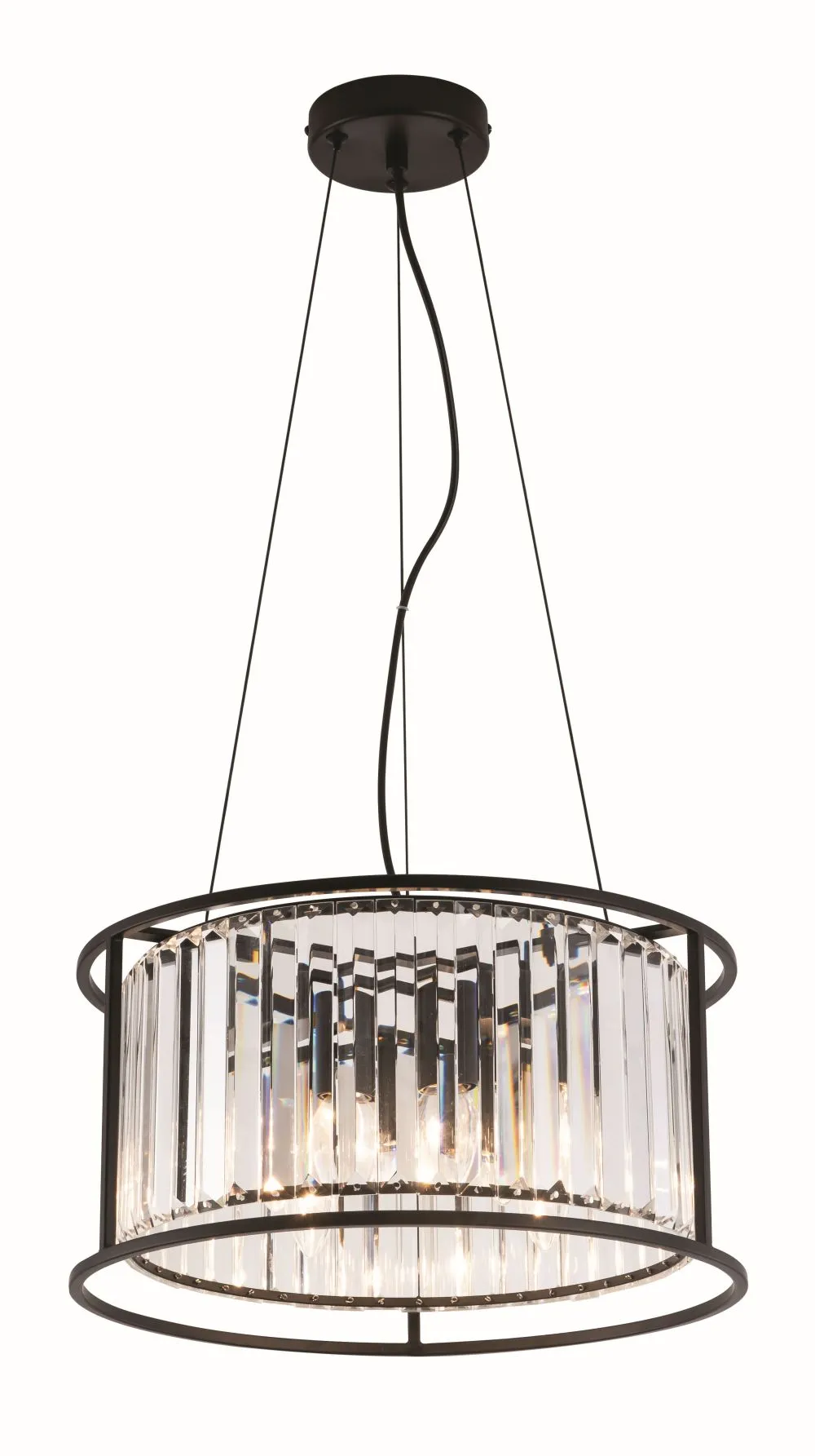 VIOKEF Ronda Függeszték E14 4x MAX40W fekete 