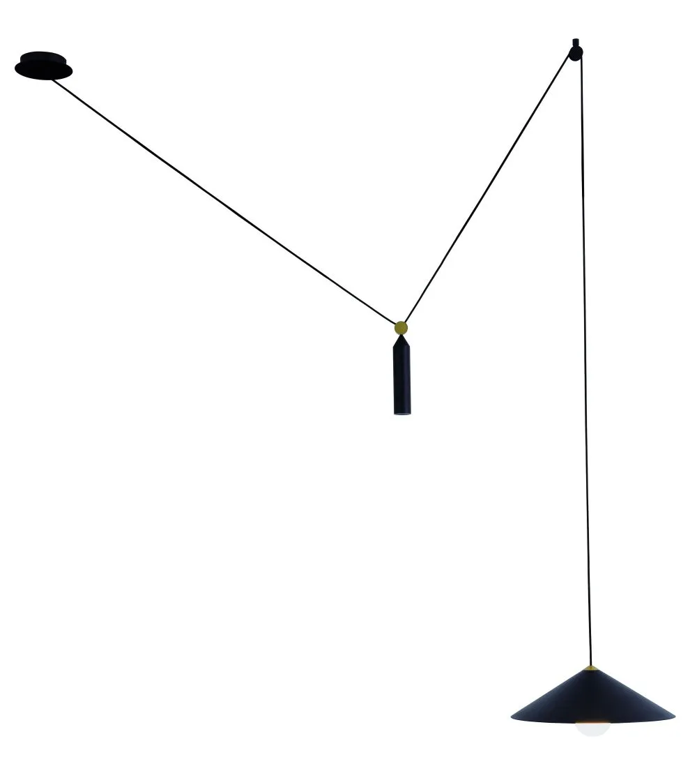 VIOKEF Alto Függeszték E27 60W fekete