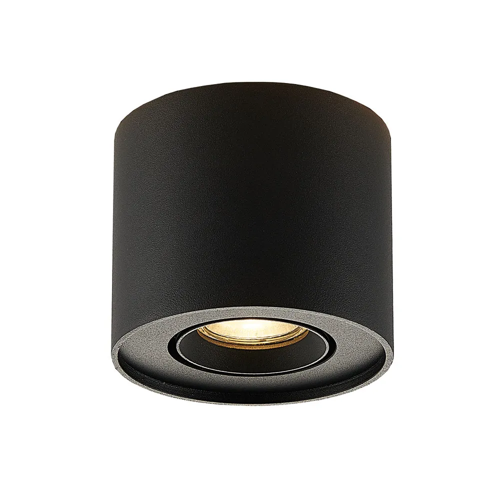 VIOKEF Ceiling Lamp Round Black Arion