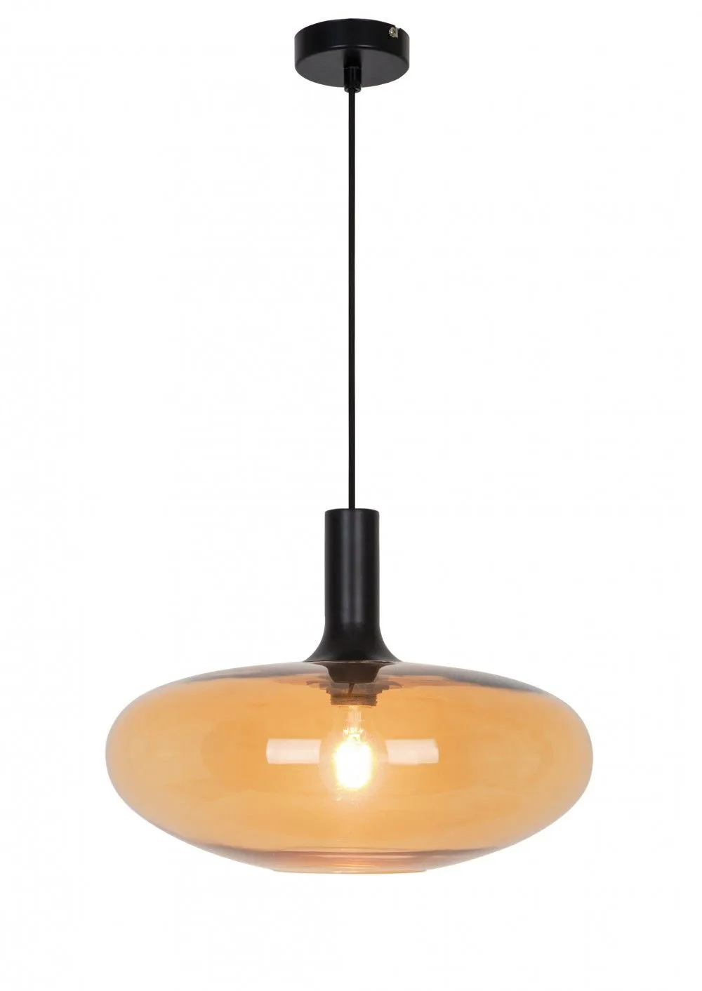 VIOKEF Pendant Light Amber D395 Convex - VIO-4278101