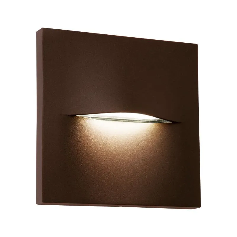 VIOKEF Wall Lamp Rusty Brown Square 140x140 Vita - VIO-429...